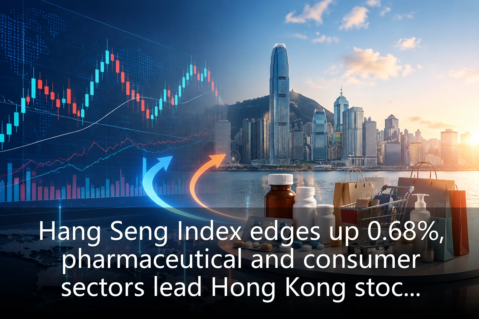 Hang Seng Index edges up 0.68%, pharmaceutical and consumer sectors lead Hong Kong stock market rotation