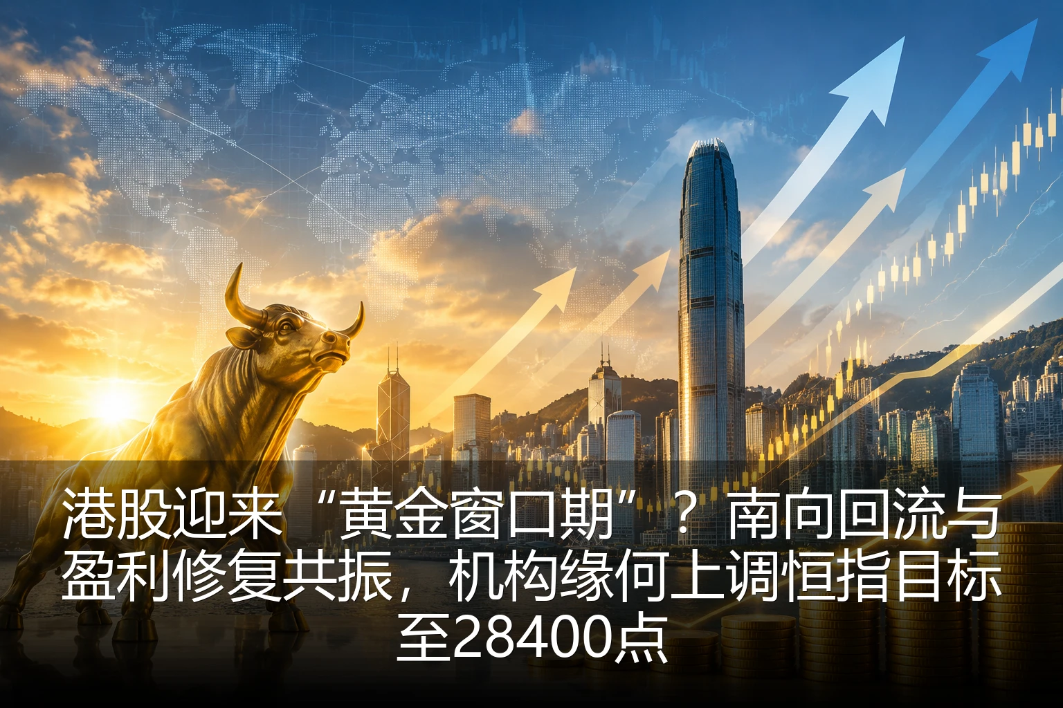 港股迎来“黄金窗口期”？南向回流与盈利修复共振，机构缘何上调恒指目标至28400点