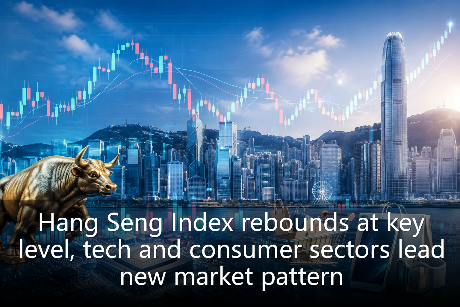 Hang Seng Index rebounds at key level, tech and consumer sectors lead new market pattern